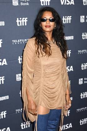 TORONTO, CA - SEPTEMBER 6: M.I.A. at the 50th Toronto International Film Festival presentation of Sacrifice on September 6, 2025 at The Princess Of Wales Theatre in Toronto, Canada. Copyright: xMediaPunchx
