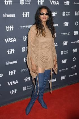 TORONTO, CA - SEPTEMBER 6: M.I.A. at the 50th Toronto International Film Festival presentation of Sacrifice on September 6, 2025 at The Princess Of Wales Theatre in Toronto, Canada. Copyright: xMediaPunchx