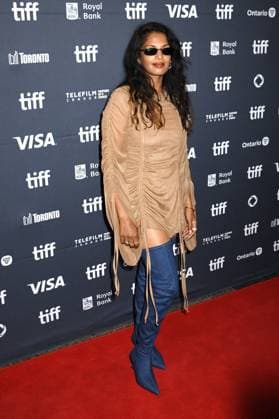 TORONTO, CA - SEPTEMBER 6: M.I.A. at the 50th Toronto International Film Festival presentation of Sacrifice on September 6, 2025 at The Princess Of Wales Theatre in Toronto, Canada. Copyright: xMediaPunchx