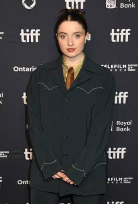 TORONTO, CA - SEPTEMBER 6: Lucy Halliday at the 50th Toronto International Film Festival presentation of California Schemin™ on September 6, 2025 at TiFF Lightbox in Toronto, Canada. Copyright: xMediaPunchx