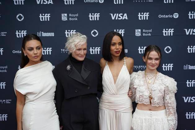 2025 Toronto International Film Festival - Wake Up Dead Man: A Knives Out Mystery Premiere (L-R) Mila Kunis, Glenn Close, Kerry Washington, and Cailee Spaeny attend the red carpet for the ˜Wake Up Dead Man: A Knives Out Mystery™ premiere during the 2025 Toronto International Film Festival at Princess of Wales Theatre. on September 6, 2025 in Toronto, Canada. (Photo by Leonardo Ramirez Eyepix Group) Copyright: xLeonardoxRamirez xEyepixxGroupx LR_06092025_167854