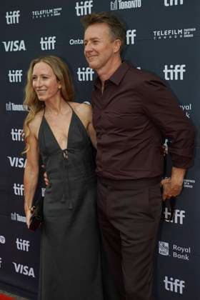 2025 Toronto International Film Festival - Wake Up Dead Man: A Knives Out Mystery Premiere Edward Norton and Shauna Robertson attend the red carpet for the ˜Wake Up Dead Man: A Knives Out Mystery™ premiere during the 2025 Toronto International Film Festival at Princess of Wales Theatre. on September 6, 2025 in Toronto, Canada. (Photo by Leonardo Ramirez Eyepix Group) Copyright: xLeonardoxRamirez xEyepixxGroupx LR_06092025_167864