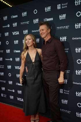 2025 Toronto International Film Festival - Wake Up Dead Man: A Knives Out Mystery Premiere Edward Norton and Shauna Robertson attend the red carpet for the ˜Wake Up Dead Man: A Knives Out Mystery™ premiere during the 2025 Toronto International Film Festival at Princess of Wales Theatre. on September 6, 2025 in Toronto, Canada. (Photo by Leonardo Ramirez Eyepix Group) Copyright: xLeonardoxRamirez xEyepixxGroupx LR_06092025_167865