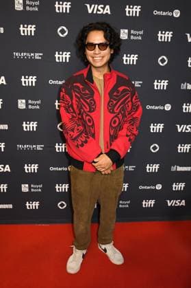 TORONTO, CA - SEPTEMBER 6: Forrest Goodluck at the 50th Toronto International Film Festival World Premiere of Sk+Te™Kmujue™Katik (At The Place Of Ghosts) on September 6, 2025 at TiFF Lightbox in Toronto, Canada. Copyright: xMediaPunchx