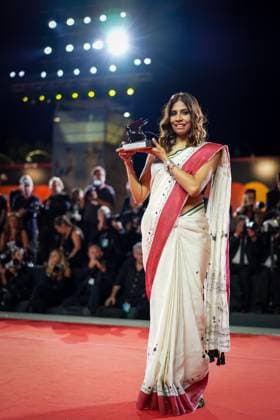 Closing Ceremony red carpet during the 82nd Venice International Film Festival in Venice, Italy on 06 September 2025. Anuparna Roy attends the 2025 Closing Ceremony red carpet during the 82nd Venice International Film Festival in Venice, Italy on 06 September 2025., Credit:Stefano Costantino TTL Avalon Italy, Venice  Copyright: xStefanoxCostantinoxTTLx xAvalonx 1034827760