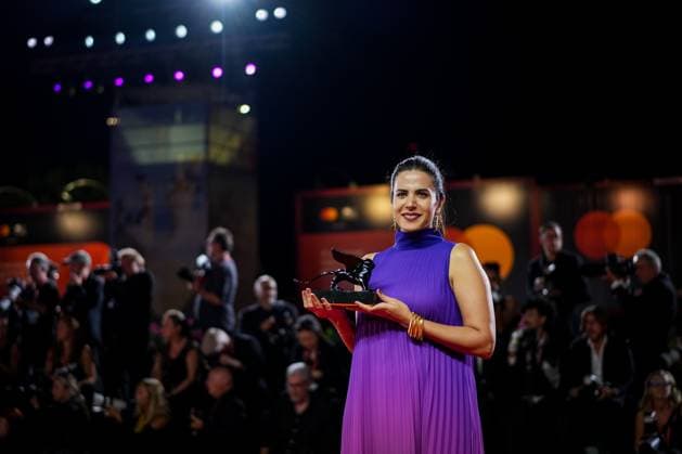 Closing Ceremony red carpet during the 82nd Venice International Film Festival in Venice, Italy on 06 September 2025. NÃ gar Motevalymeidanshah attends the 2025 Closing Ceremony red carpet during the 82nd Venice International Film Festival in Venice, Italy on 06 September 2025., Credit:Stefano Costantino TTL Avalon Italy, Venice  Copyright: xStefanoxCostantinoxTTLx xAvalonx 1034827922