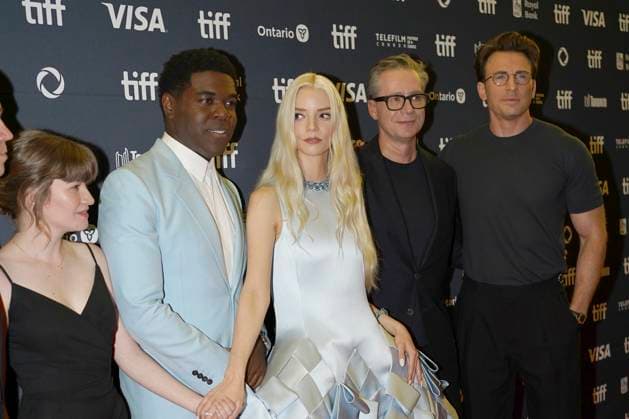 2025 Toronto International Film Festival - Sacrifice Premiere (L-R) Jade Croot, Sam Richardson, Anya Taylor-Joy, Robert Walak and Chris Evans attend the red carpet for the ˜Sacrifice™ premiere during the 2025 Toronto International Film Festival at Princess of Wales Theatre. on September 6, 2025 in Toronto, Canada. (Photo by Leonardo Ramirez Eyepix Group) Copyright: xLeonardoxRamirez xEyepixxGroupx LR_06092025_168198