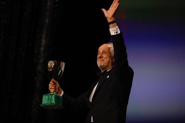Award Winners, 82nd Venice International Film Festival Toni Servillo after being awarded the Coppa Volpi for Best Actor for La Grazia . Venice, Italy 06 September 2025, Credit:Mirco Toniolo Avalon Italy, Venice  Copyright: xMircoxToniolox xAvalonx 1034802100