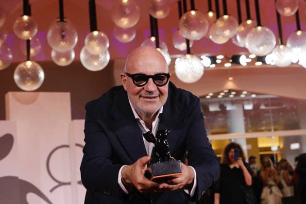 Award Winners, 82nd Venice International Film Festival Gianfranco Rosi holds the Special Jury Prize for his movie Sotto le nuvole during the closing ceremony of the 82nd annual Venice International Film Festival . Venice, Italy 06 September 2025, Credit:Mirco Toniolo Avalon Italy, Venice  Copyright: xMircoxToniolox xAvalonx 1034802222