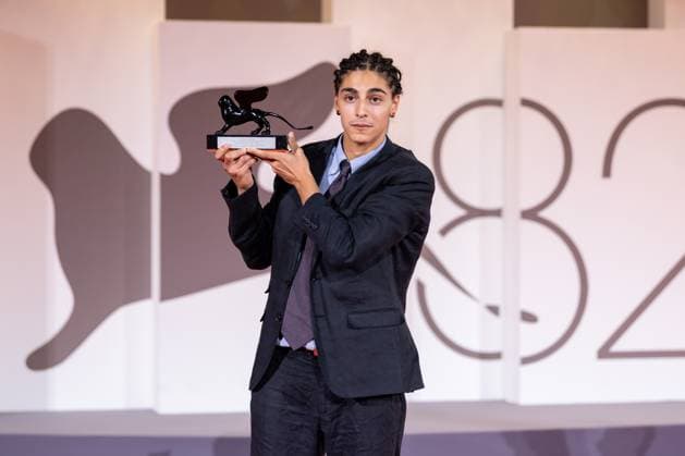 82nd Venice Film Festival Red carpet winners Palazzo del Cinema - Venice Lido, Italy Giacomo Covi 82nd Venice Film Festival Red carpet winners Palazzo del Cinema - Venice Lido, Italy 6th September 2025  Copyright: xSGPx