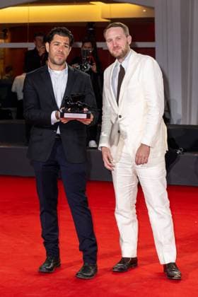 82nd Venice Film Festival Red carpet winners Palazzo del Cinema - Venice Lido, Italy Joe Beshenkovsky;James A. Smith 82nd Venice Film Festival Red carpet winners Palazzo del Cinema - Venice Lido, Italy 6th September 2025  Copyright: xMAXxMONTINGELLI SGPx