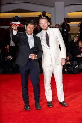 82nd Venice Film Festival Red carpet winners Palazzo del Cinema - Venice Lido, Italy Joe Beshenkovsky;James A. Smith 82nd Venice Film Festival Red carpet winners Palazzo del Cinema - Venice Lido, Italy 6th September 2025  Copyright: xMAXxMONTINGELLI SGPx