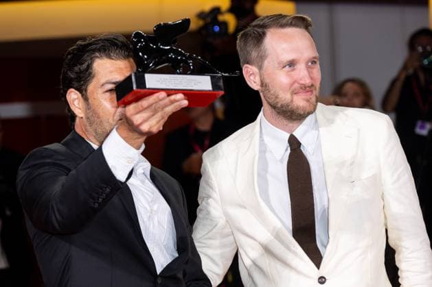 82nd Venice Film Festival Red carpet winners Palazzo del Cinema - Venice Lido, Italy Joe Beshenkovsky;James A. Smith 82nd Venice Film Festival Red carpet winners Palazzo del Cinema - Venice Lido, Italy 6th September 2025  Copyright: xMAXxMONTINGELLI SGPx