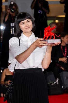 82nd Venice Film Festival Red carpet winners Palazzo del Cinema - Venice Lido, Italy Nastia Korkia 82nd Venice Film Festival Red carpet winners Palazzo del Cinema - Venice Lido, Italy 6th September 2025  Copyright: xMAXxMONTINGELLI SGPx