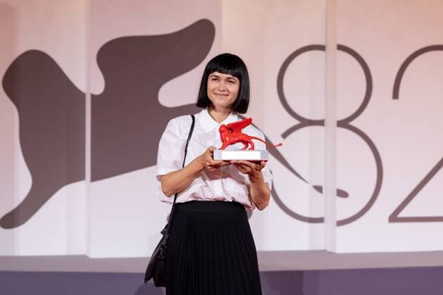 82nd Venice Film Festival Red carpet winners Palazzo del Cinema - Venice Lido, Italy Nastia Korkia 82nd Venice Film Festival Red carpet winners Palazzo del Cinema - Venice Lido, Italy 6th September 2025  Copyright: xSGPx