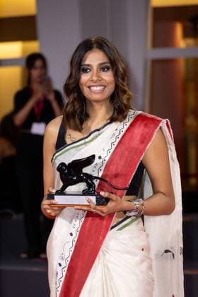 82nd Venice Film Festival Red carpet winners Palazzo del Cinema - Venice Lido, Italy Anuparna Roy 82nd Venice Film Festival Red carpet winners Palazzo del Cinema - Venice Lido, Italy 6th September 2025  Copyright: xMAXxMONTINGELLI SGPx