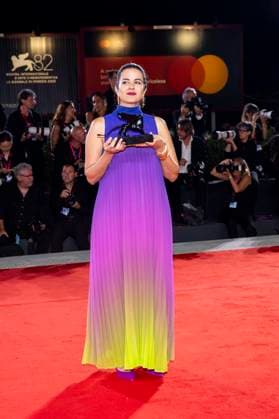 82nd Venice Film Festival Red carpet winners Palazzo del Cinema - Venice Lido, Italy Negar Motevalymeidanshah 82nd Venice Film Festival Red carpet winners Palazzo del Cinema - Venice Lido, Italy 6th September 2025  Copyright: xALFONSOxCATALANO SGPITALIAx
