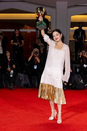 82nd Venice Film Festival Red carpet winners Palazzo del Cinema - Venice Lido, Italy Xin Zhilei 82nd Venice Film Festival Red carpet winners Palazzo del Cinema - Venice Lido, Italy 6th September 2025  Copyright: xMAXxMONTINGELLI SGPx