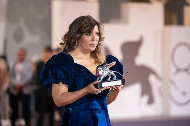 82nd Venice Film Festival Red carpet winners Palazzo del Cinema - Venice Lido, Italy Kaouther Ben Hania 82nd Venice Film Festival Red carpet winners Palazzo del Cinema - Venice Lido, Italy 6th September 2025  Copyright: xSGPx