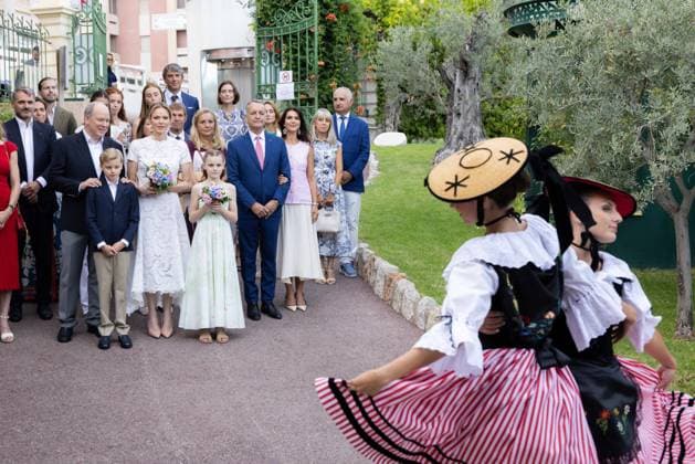 Bilder des Jahres 2025, Entertainment 09 September Entertainment Themen der Woche KW36 No Tabloid TT SS HH Prince Albert II and Princess Charlene of Monaco with Their Children H S H Prince Jacques and H S H Princess Gabriella and Mélanie Antoinette de Massy attend the traditional Pique nique des Monégasques U Cavagnetu at the Princess Antoinette Park, in Monaco 448404 2025 09 06 Monaco Monaco Monaco  Copyright: xHuittelx xStarfacex STAR_448404_023