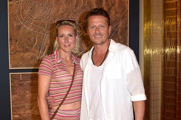 Roman Knizka with girlfriend Franziska Hippe at the premiere of the feature film ˜Maria Reiche Das Geheimnis der Nazca Linien Lady Nazca˜ at the Delphi Filmpalast Berlin, 07 09 2025 Foto:xM.xBehrensx xFuturexImagex reiche_5909