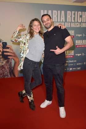 Britta Steffenhagen and Walid Al Atiyat at the premiere of the feature film ˜Maria Reiche Das Geheimnis der Nazca Linien Lady Nazca˜ at the Delphi Filmpalast Berlin, 07 09 2025 Foto:xM.xBehrensx xFuturexImagex reiche_5943