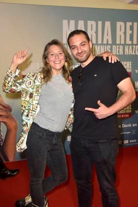 Britta Steffenhagen and Walid Al Atiyat at the premiere of the feature film ˜Maria Reiche Das Geheimnis der Nazca Linien Lady Nazca˜ at the Delphi Filmpalast Berlin, 07 09 2025 Foto:xM.xBehrensx xFuturexImagex reiche_5945