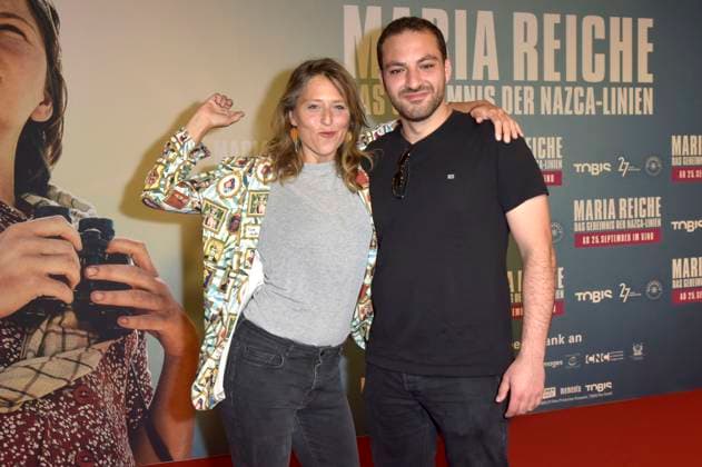 Britta Steffenhagen and Walid Al Atiyat at the premiere of the feature film ˜Maria Reiche Das Geheimnis der Nazca Linien Lady Nazca˜ at the Delphi Filmpalast Berlin, 07 09 2025 Foto:xM.xBehrensx xFuturexImagex reiche_5947