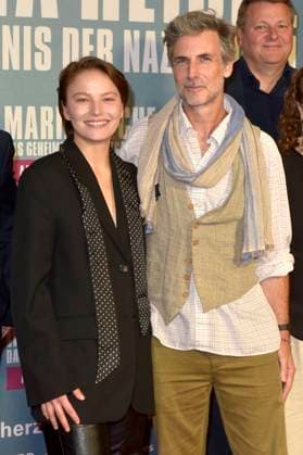 Devrim Lingnau Islamoglu and Damien Dorsaz at the premiere of the feature film ˜Maria Reiche Das Geheimnis der Nazca Linien Lady Nazca˜ at Delphi Filmpalast Berlin, 07 09 2025 Foto:xM.xBehrensx xFuturexImagex reiche_5965