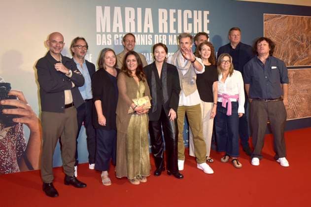 Director Damien Dorsaz with cast and crew at the premiere of the feature film ˜Maria Reiche Das Geheimnis der Nazca Linien Lady Nazca˜ at Delphi Filmpalast Berlin, 07 09 2025 Foto:xM.xBehrensx xFuturexImagex reiche_5967