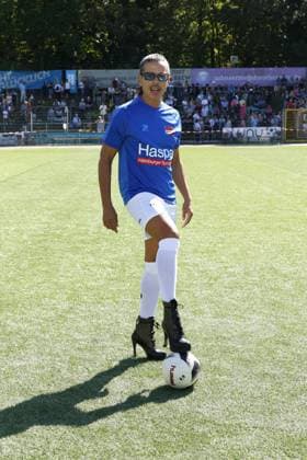Jorge Gonzalez at the charity football match Kicken mit Herz for the benefit of the childrens heart ward of the University Hospital Eppendorf UKE on 7 09 2025 in Hamburg Kicken mit Herz 2025 charity event in Hamburg