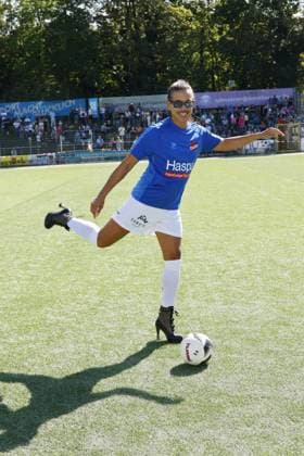 Jorge Gonzalez at the charity football match Kicken mit Herz for the benefit of the childrens heart ward of the University Hospital Eppendorf UKE on 7 09 2025 in Hamburg Kicken mit Herz 2025 charity event in Hamburg