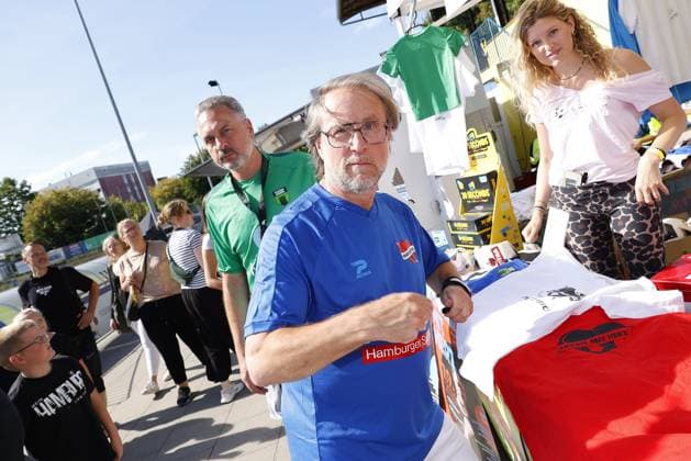 Bjarne Maedel at the charity football match Kicken mit Herz for the benefit of the childrens heart ward of the University Hospital Eppendorf UKE on 7 09 2025 in Hamburg Kicken mit Herz 2025 charity event in Hamburg