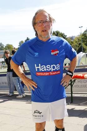 Bjarne Maedel at the charity football match Kicken mit Herz for the benefit of the childrens heart ward of the University Hospital Eppendorf UKE on 7 09 2025 in Hamburg Kicken mit Herz 2025 charity event in Hamburg