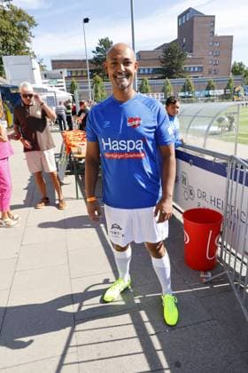 Patrick Abozen at the Kicken mit Herz charity football match for the benefit of the childrens heart ward at the Eppendorf University Hospital UKE on 7 September 2025 in Hamburg Kicken mit Herz 2025 charity event in Hamburg