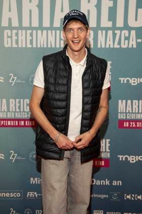 abb Paul Boche as a guest on the red carpet at the premiere of the movie Maria Reiche Das Geheimnis der Nazca Linien at Delphi Filmpalast on 07 09 2025 in Berlin Berlin Germany