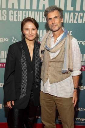 abb Damien Dorsaz actress and Devrim Lingnau director as guests on the red carpet at the premiere of the movie Maria Reiche Das Geheimnis der Nazca Linien at Delphi Filmpalast on 07 09 2025 in Berlin Berlin Germany