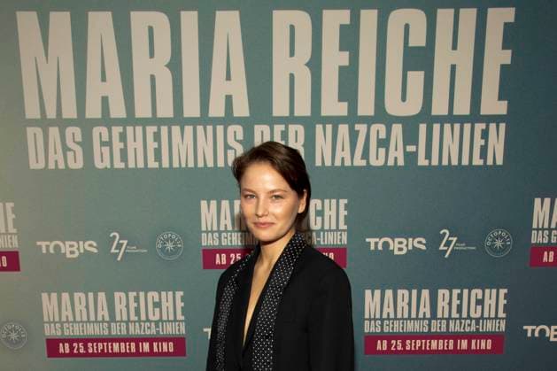 abb Damien Dorsaz actress on the red carpet at the premiere of the movie Maria Reiche Das Geheimnis der Nazca Linien at Delphi Filmpalast on 07 09 2025 in Berlin Berlin Germany