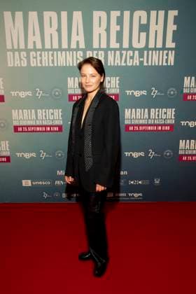 abb Damien Dorsaz actress on the red carpet at the premiere of the movie Maria Reiche Das Geheimnis der Nazca Linien at Delphi Filmpalast on 07 09 2025 in Berlin Berlin Germany