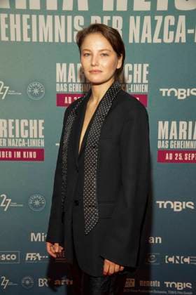 abb Damien Dorsaz actress on the red carpet at the premiere of the movie Maria Reiche Das Geheimnis der Nazca Linien at Delphi Filmpalast on 07 09 2025 in Berlin Berlin Germany