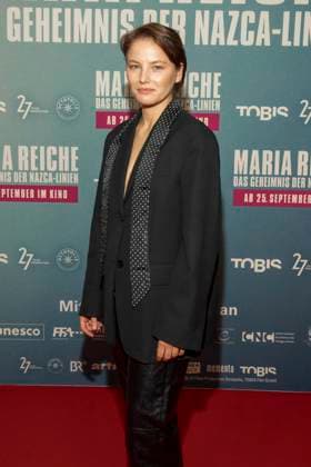 abb Damien Dorsaz actress on the red carpet at the premiere of the movie Maria Reiche Das Geheimnis der Nazca Linien at Delphi Filmpalast on 07 09 2025 in Berlin Berlin Germany