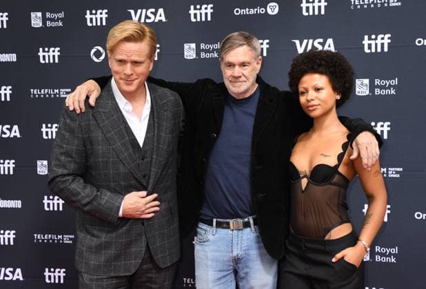 TORONTO, CA - SEPTEMBER 7: Cary Elwes, Gus Van Sant and Myha™la at the 50th Toronto International Film Festival special presentation of Dead Man™s Wire on September 7, 2025 at The Princess Of Wales Theatre in Toronto, Canada. Copyright: xMediaPunchx