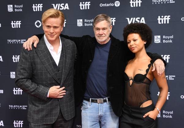 TORONTO, CA - SEPTEMBER 7: Cary Elwes, Gus Van Sant and Myha™la at the 50th Toronto International Film Festival special presentation of Dead Man™s Wire on September 7, 2025 at The Princess Of Wales Theatre in Toronto, Canada. Copyright: xMediaPunchx