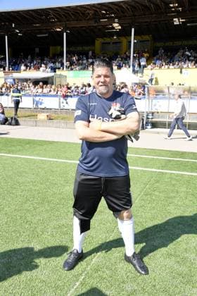 Tim Mälzer at Kicken mit Herz at STADION HOHELUFT in Hamburg on 07 09 2025