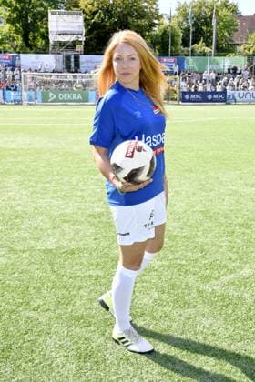 Esther Roling at Kicken mit Herz at STADION HOHELUFT in Hamburg on 07 09 2025