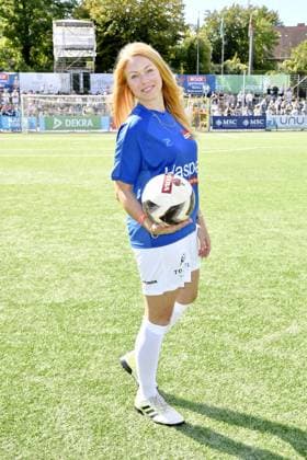 Esther Roling at Kicken mit Herz at STADION HOHELUFT in Hamburg on 07 09 2025