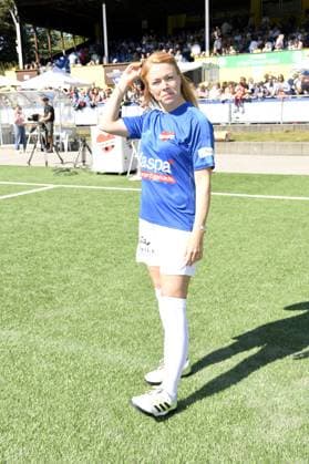Esther Roling at Kicken mit Herz at STADION HOHELUFT in Hamburg on 07 09 2025