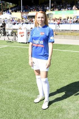 Esther Roling at Kicken mit Herz at STADION HOHELUFT in Hamburg on 07 09 2025