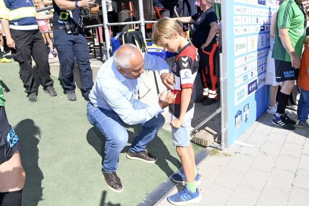 Felix Magath at Kicken mit Herz at STADION HOHELUFT in Hamburg on 07 09 2025