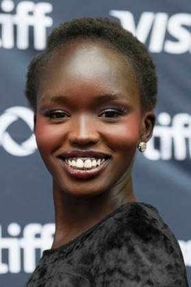 September 7, 2025, Toronto, On, CAN: Anyier Anei arrives on the red carpet to promote the film Couture at the Toronto International Film Festival, in Toronto, Sunday, Sept. 7, 2025. Toronto CAN  - ZUMAc35_ 20250907_zaf_c35_067 Copyright: xChrisxYoungx
